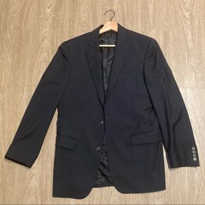 John varvatos black pinstripe blazer